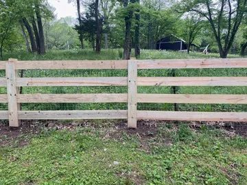 4 Rail Farm Fence