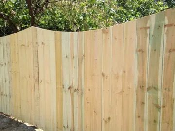 Scalloped Privacy Fence